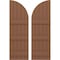 Ekena Millwork Americraft 5-Board (3 Batten) Wood Joined Board-n-Batten Shutters w/ Arch Top, ARW401BQ518X77BTH, PR ARW401BQ518X77BTH - alternate 1